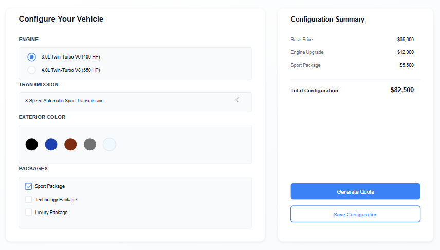 Infor CPQ Configurator — Middle East Implementation